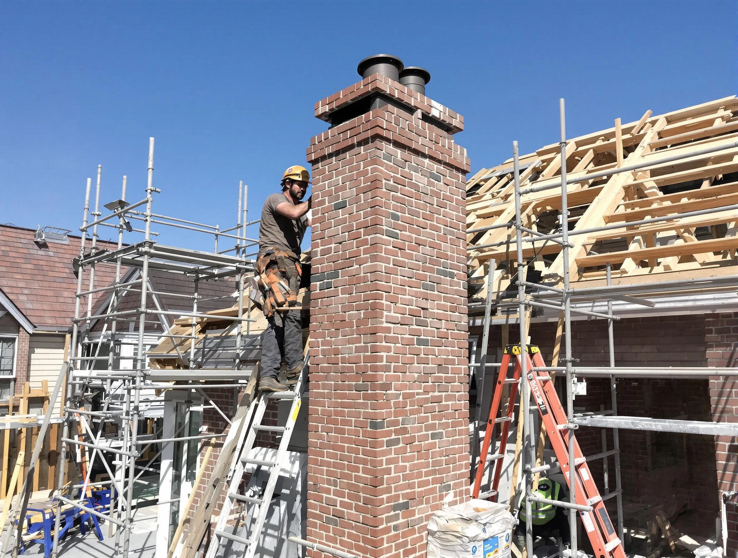 New chimney installation completed by Roswell Chimney Sweep in Roswell, GA