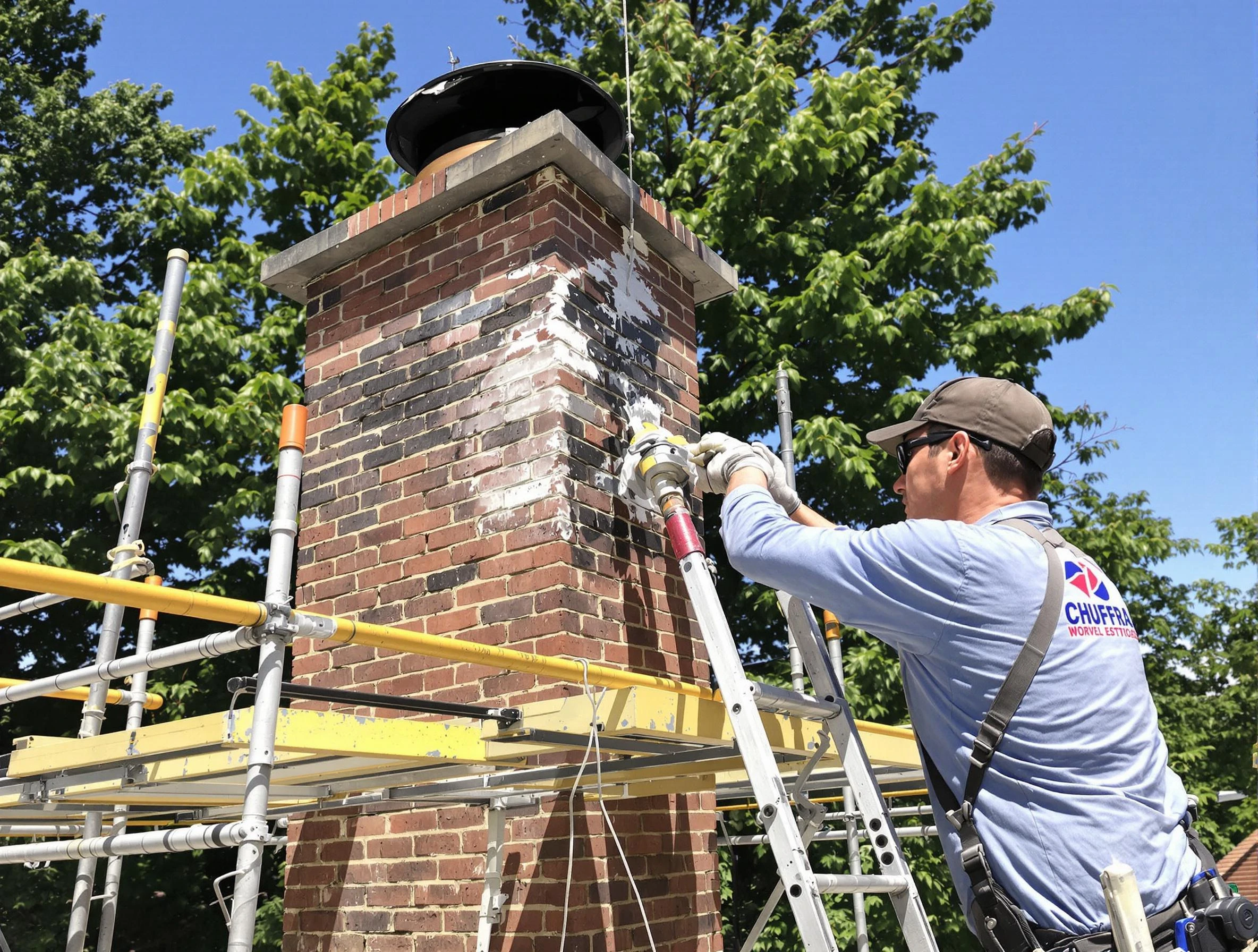 Structural chimney repair by Roswell Chimney Sweep in Roswell, GA